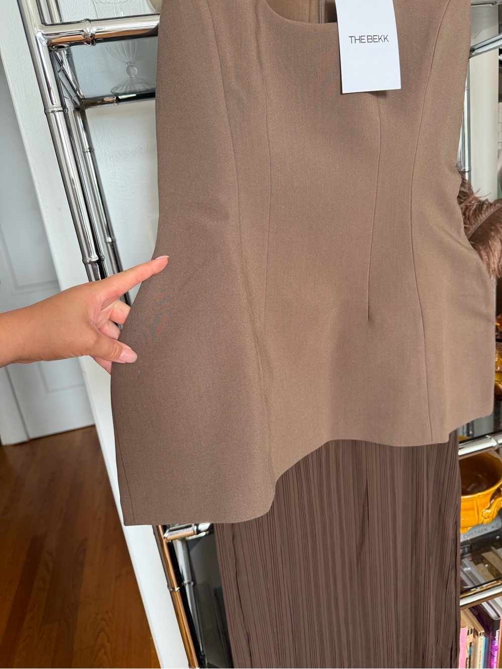 the bekk corset pleated dress - Picture 6 of 7